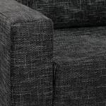 Fauteuil Greenwood Tissu Tissu structuré Lawan: Noir