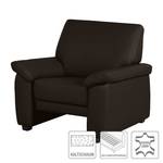 Fauteuil Grimsby donkerbruin echt leer