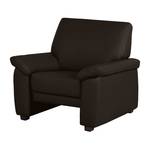 Fauteuil Grimsby donkerbruin echt leer