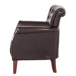 Fauteuil Harmonia Cuir synthétique marron