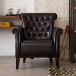 Fauteuil Harmonia kunstleer - bruin