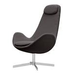 Fauteuil Houston I Tissu Tissu Anda II : Anthracite - Chrome