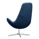 Fauteuil Houston I Tissu Tissu Anda II : Bleu - Chrome