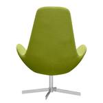 Fauteuil Houston I geweven stof Geweven stof Anda II: Groen - Chrome