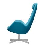 Fauteuil Houston I Tissu Tissu Anda II : Turquoise - Chrome