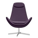 Sessel Houston I Webstoff Webstoff Anda II: Violett - Chrom