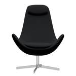 Fauteuil Houston I geweven stof Geweven stof Saia: Antraciet - Chrome