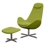 Fauteuil Houston I Tissu Tissu Anda II : Vert - Acier inoxydable