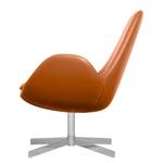 Sessel Houston II Echtleder Echtleder Neka: Cognac - Chrom