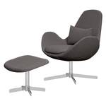 Fauteuil HOUSTON Tissu Anda II : Anthracite