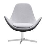 Fauteuil HOUSTON Geweven stof Saia: Lichtgrijs