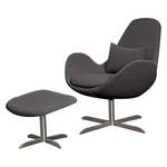 Fauteuil HOUSTON Tissu Anda II : Anthracite