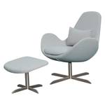 Sessel HOUSTON Webstoff Anda II: Silber