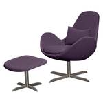 Fauteuil HOUSTON Geweven stof Anda II: Paars