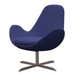 Fauteuil HOUSTON Tissu Milan : Bleu foncé