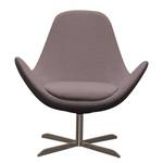 Fauteuil HOUSTON Geweven stof Milan: Grijs-Marron