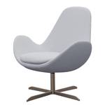 Fauteuil HOUSTON Geweven stof Milan: Lichtgrijs