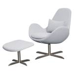 Fauteuil HOUSTON Tissu Milan : Gris clair