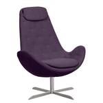 Sessel Houston III Webstoff Webstoff Anda II: Violett - Edelstahl