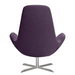 Fauteuil Houston III Tissu Tissu Anda II : Violet - Acier inoxydable