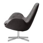 Fauteuil Houston IV Tissu Tissu Anda II : Anthracite - Chrome