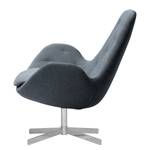 Fauteuil Houston IV geweven stof Geweven stof Anda II: Grijs - Chrome