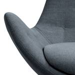 Fauteuil Houston IV geweven stof Geweven stof Anda II: Grijs - Chrome