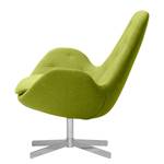 Fauteuil Houston IV geweven stof Geweven stof Anda II: Groen - Chrome