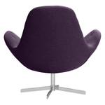 Sessel Houston IV Webstoff Webstoff Anda II: Violett - Chrom