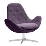 Fauteuil Houston IV Tissu Tissu Anda II : Violet - Chrome