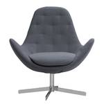 Sessel Houston IV Webstoff Webstoff Milan: Anthrazit - Chrom