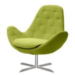 Fauteuil Houston IV Tissu Tissu Anda II : Vert - Acier inoxydable