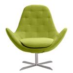 Fauteuil Houston IV Tissu Tissu Anda II : Vert - Acier inoxydable