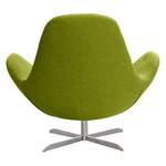 Fauteuil Houston IV Tissu Tissu Anda II : Vert - Acier inoxydable