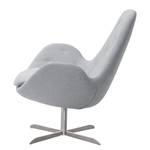 Sessel Houston IV Webstoff Webstoff Anda II: Silber - Edelstahl