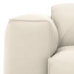 Sessel Hudson Webstoff Echtleder Neka: Creme