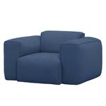 Fauteuil Hudson geweven stof Geweven stof Anda II: Blauw