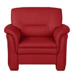 Fauteuil Kabalo echt leer/kunstleer - Rood