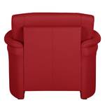 Fauteuil Kabalo echt leer/kunstleer - Rood