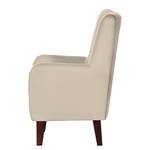 Fauteuil Karla beige geweven stof