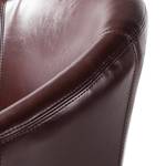 Fauteuil Kingston Cuir synthétique marron / marron clair