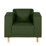 Fauteuil KiYDOO relax geweven stof - Donkergroen