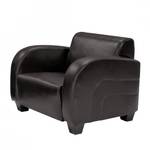 Fauteuil La Habana kunstleer, bruin