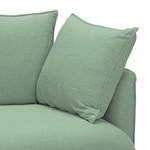 Fauteuil Lavina geweven stof - Stof Moretey: Mintkleurig