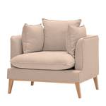 Fauteuil Lavina geweven stof - Stof Moretey: Roze