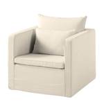 Fauteuil Lavina Tissu - Tissu Moretey : Blanc crème