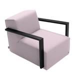 Fauteuil Lazy Tissu structuré - Lavande - Sans repose-pieds