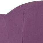 Fauteuil Leopold Tissu en coton - Mauve