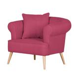 Fauteuil Lilou Tissu - Rouge Bordeaux