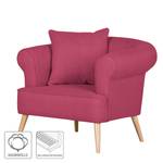 Fauteuil Lilou Tissu - Rouge Bordeaux